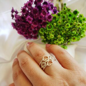 Anel Four Hearts